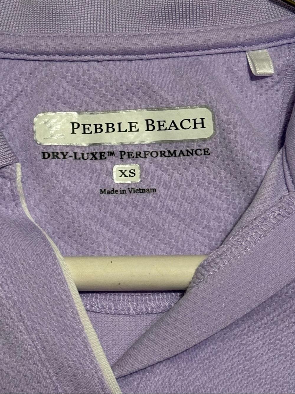 Pebble Beach Golf Lavender Dry-Luxe Performance Shirt